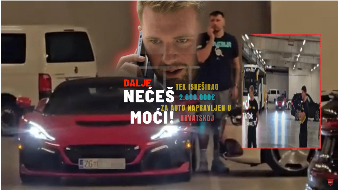 TEK KUPIO AUTO: Luka ZAGLAVLJEN! Ne može da uđe (VIDEO)
