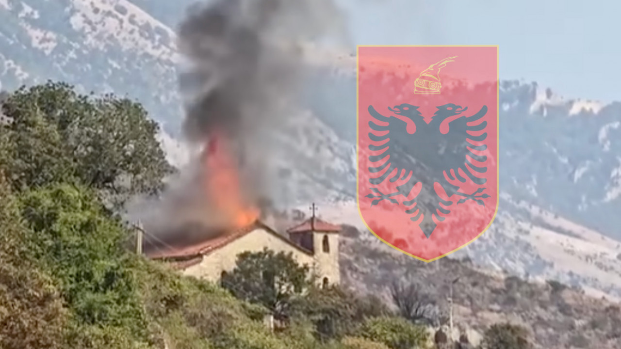 Izgorela pravoslavna crkva u Albaniji,eksplodirale i 2 bombe