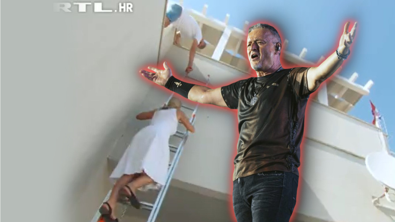 HAOS U HRVATSKOJ Upali na Tompsonovu terasu, on uzvratio