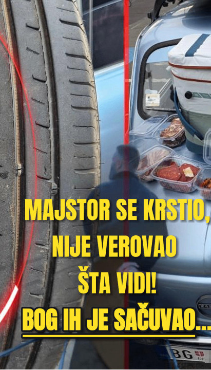 БОГ ИХ САЧУВАО Гуме се распале,наш поп "фићом" оде у Италију