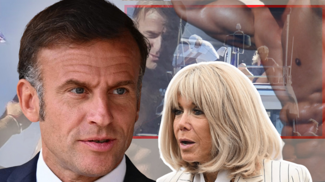 APOLON! Makron do gole kože, pokazao trbušnjake u 5. deceniji