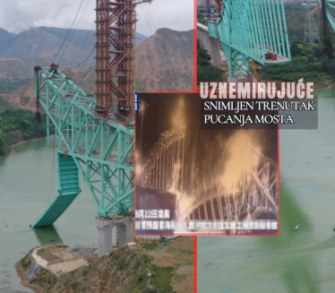 UŽAS Pukao kabl, most se prepolovio - broje se mrtvi (VIDEO)