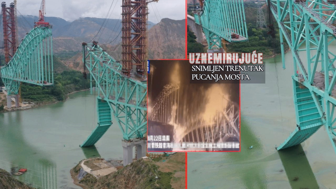UŽAS Pukao kabl, most se prepolovio - broje se mrtvi (VIDEO)