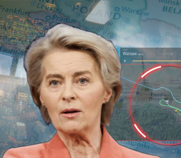 DA LI SU RUSI OMETALI URSULIN AVION?Evo šta kaže FlightRadar