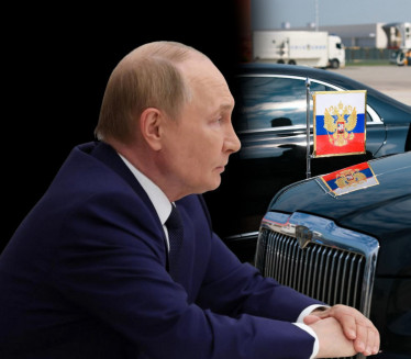 ŠTA JE SAD TO: Zašto su promenjene tablice na Putinovom autu?