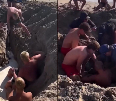 ИГРА ПА ЗАМАЛО ТРАГЕДИЈА Копали рупу-уследила борба за живот