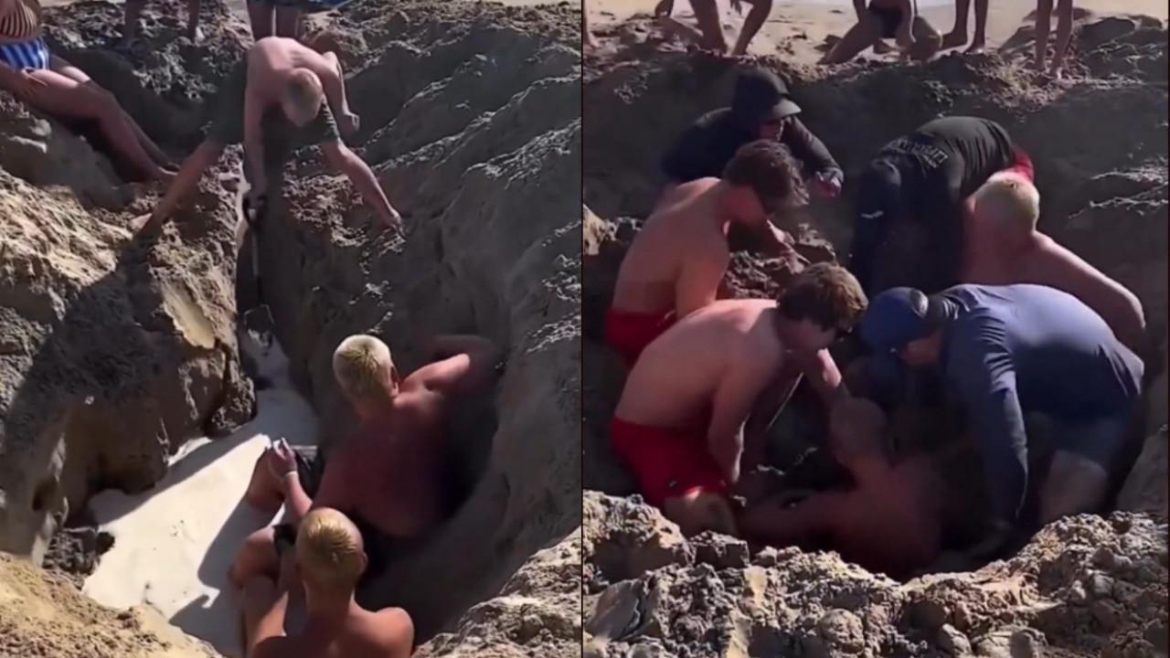 IGRA PA ZAMALO TRAGEDIJA Kopali rupu-usledila borba za život