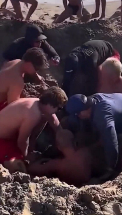 ИГРА ПА ЗАМАЛО ТРАГЕДИЈА Копали рупу-уследила борба за живот