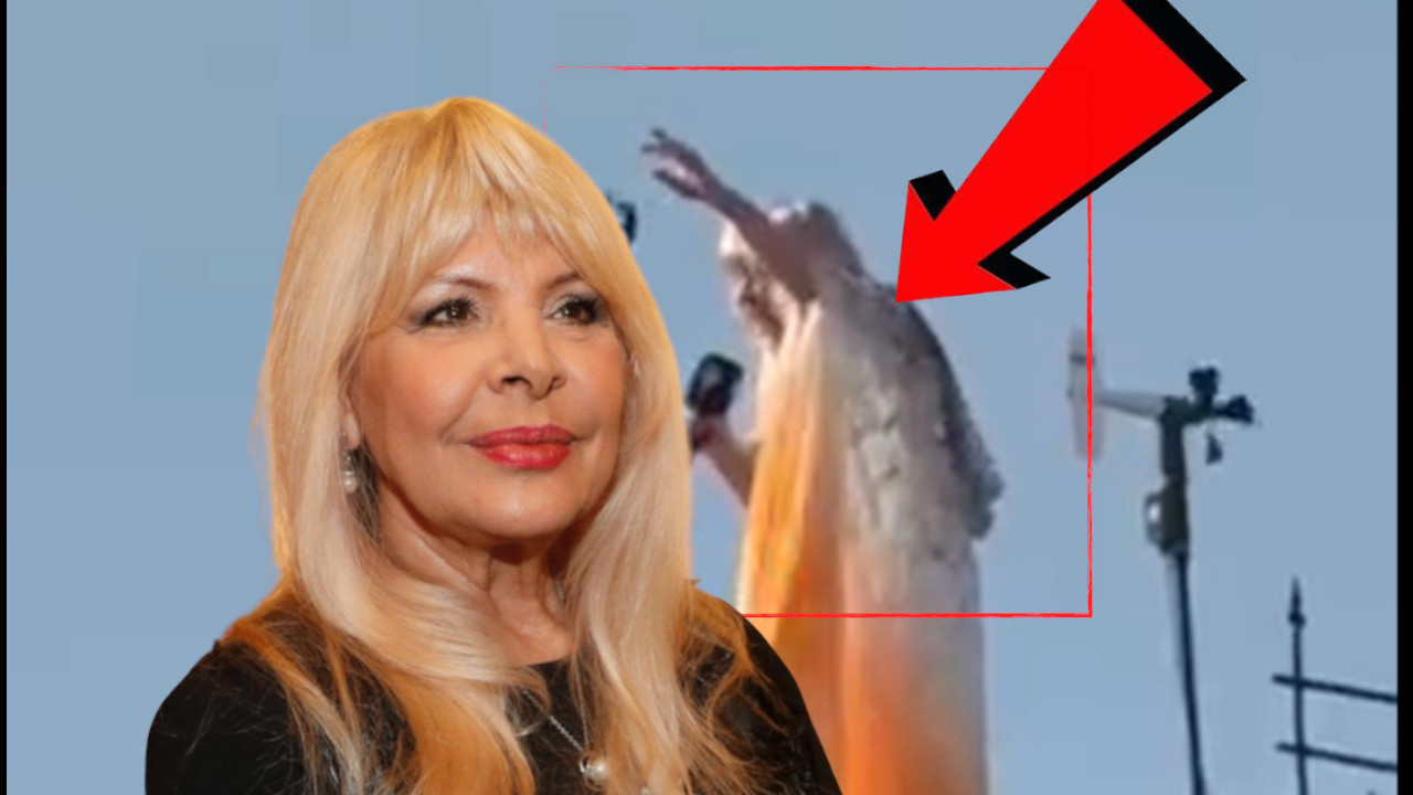 SVE ZA PARE: Hanka Paldum pevala na 27 metara visine