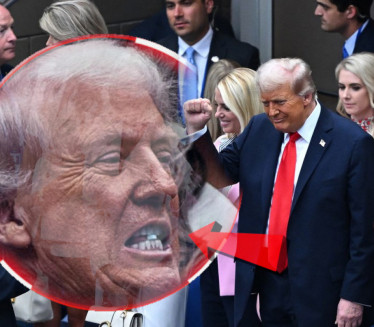 ШТА ЈЕ ТРАМПУ МЕЂУ ЗУБИМА? Фотка изазвала лавину теорија