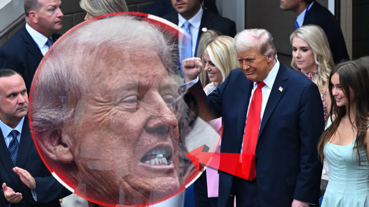 ШТА ЈЕ ТРАМПУ МЕЂУ ЗУБИМА? Фотка изазвала лавину теорија