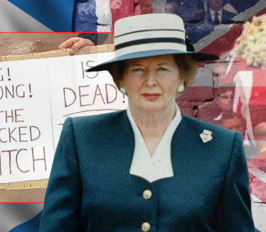 "ВЕШТИЦА ЈЕ МРТВА!" Како су Шкоти испратили сахрану Тачерове