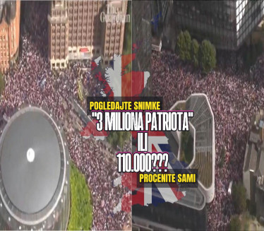 LONDON PROTIV MIGRANATA: "Milioni patriota" ili 110.000?