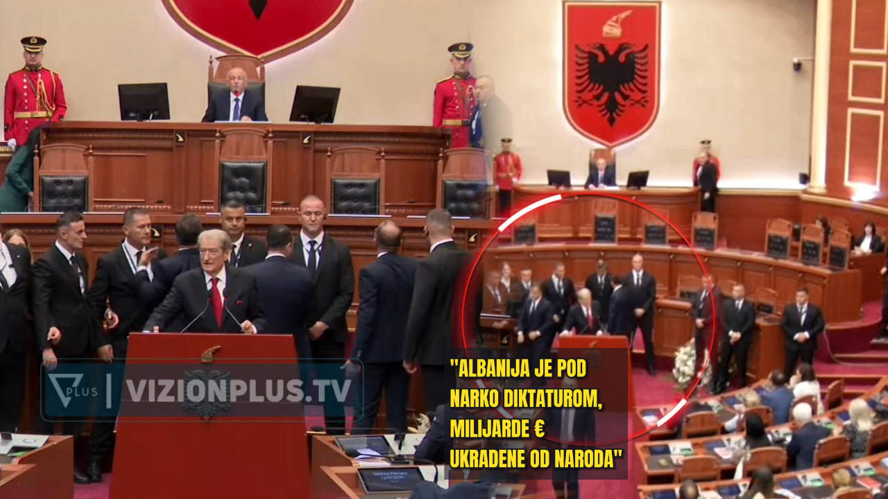 ALBANSKI PARLAMENT BLOKIRAN,RASPUŠTEN Ovo je narko-diktatura
