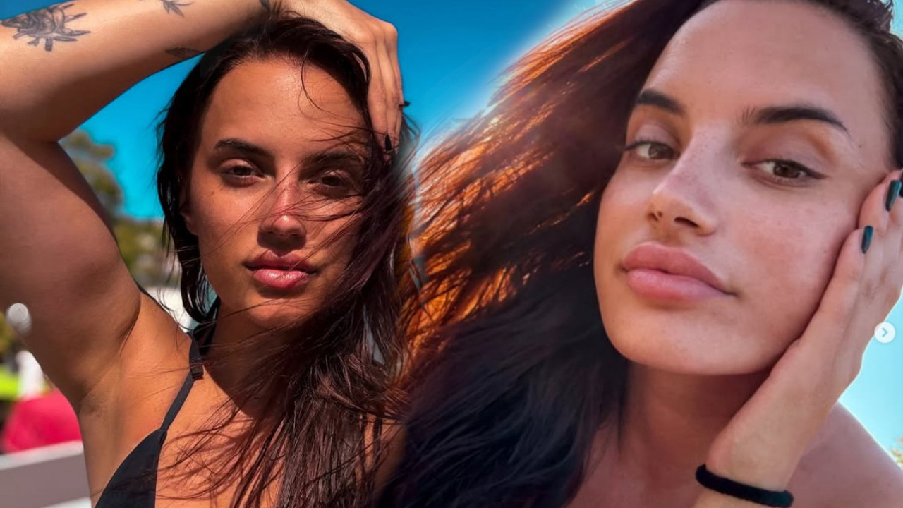 BARBARA U TOPLESU: Obla zadnjica u fokusu, na leđima tetovaža