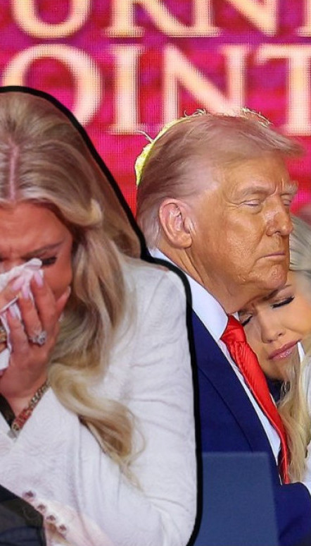 "ODVRATNO" Tramp poljubio Kirkovu udovicu, mnogi ga kritikuju