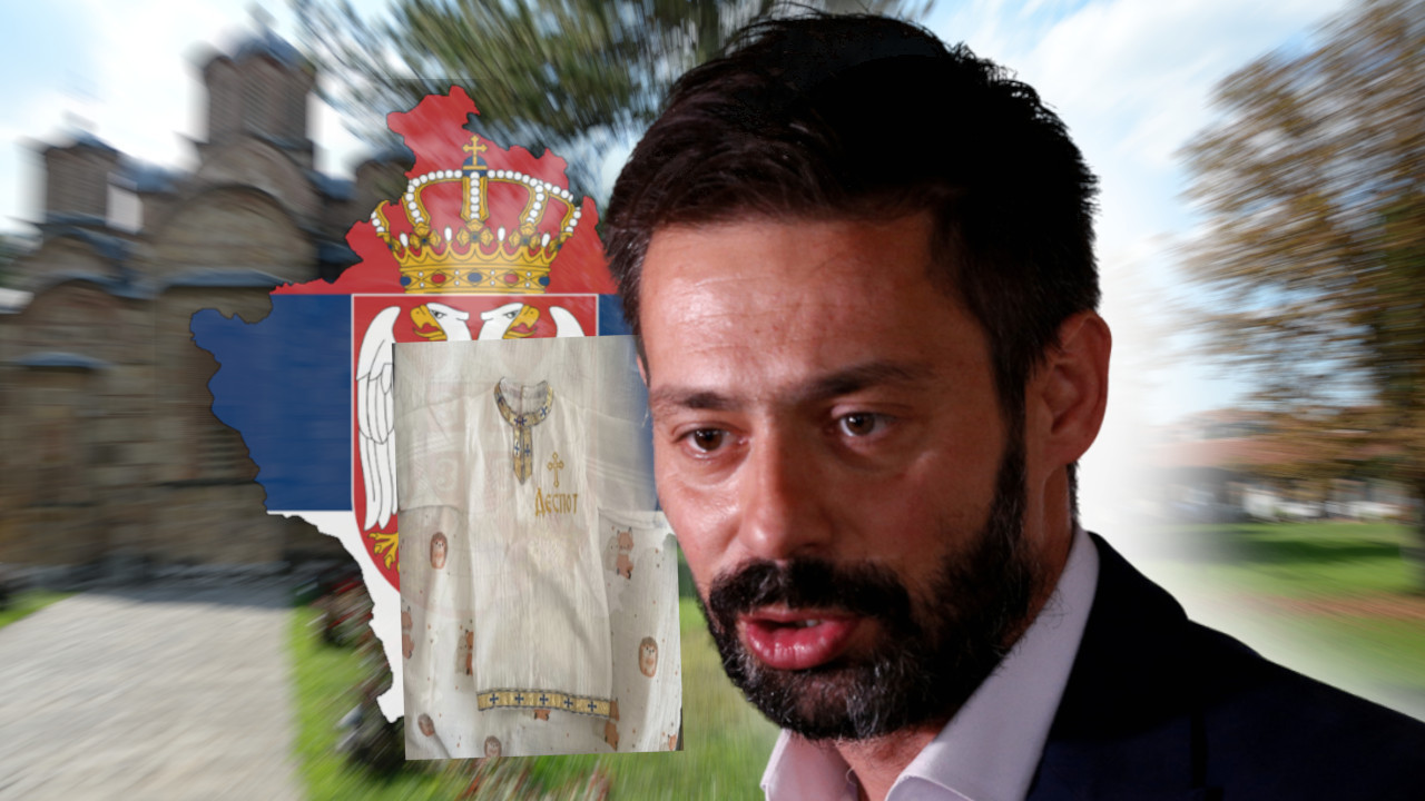 KRST NA TUNICI ZA DESPOTA: Vasić krsti sina na KiM (FOTO)