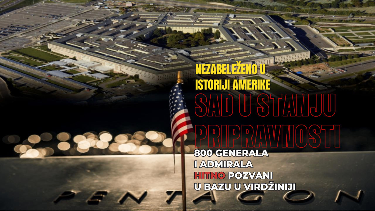 VANREDNO U SAD: Svi generali (800) HITNO pozvani u bazu