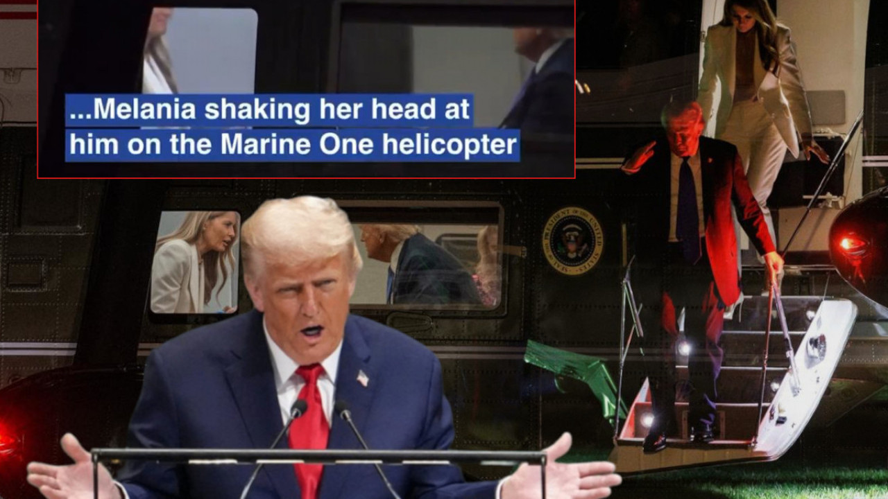(ВИДЕО) СВАЂА Трамп прети прстом Меланији, њена реакција ХИТ