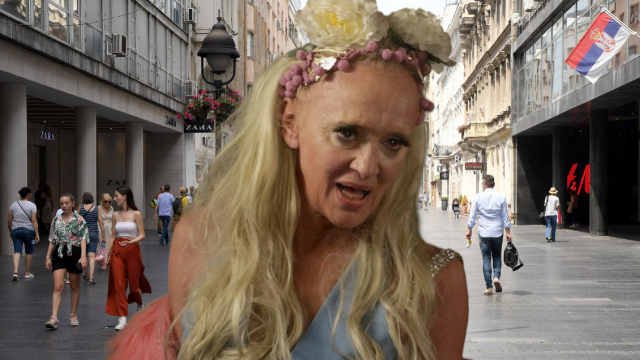 Беби Дол ухваћена како пева у Кнез Михаиловој (ВИДЕО)