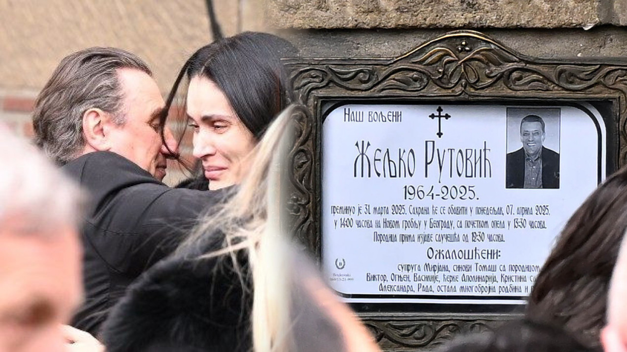 Oglasila se Rutovićeva udovica: "Bože, uzmi me - njega vrati"