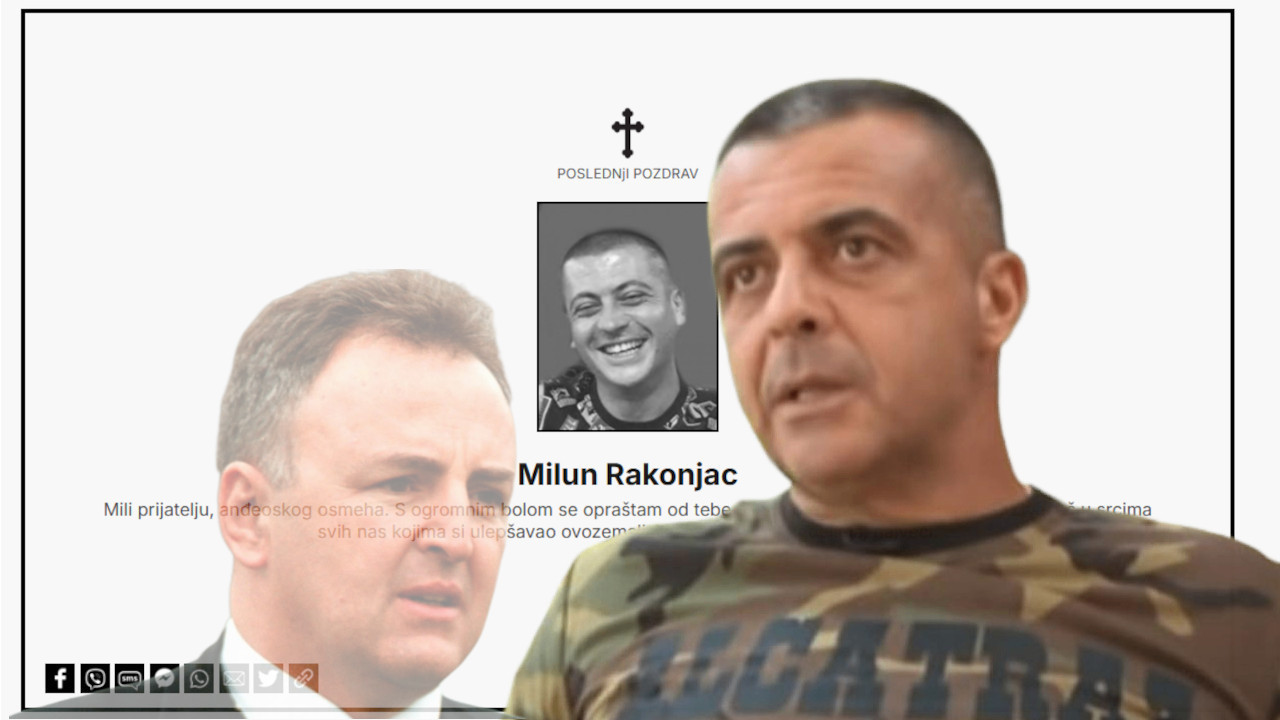 Umro sin telohranitelja Arkana, porodica Rakonjac se oprostila