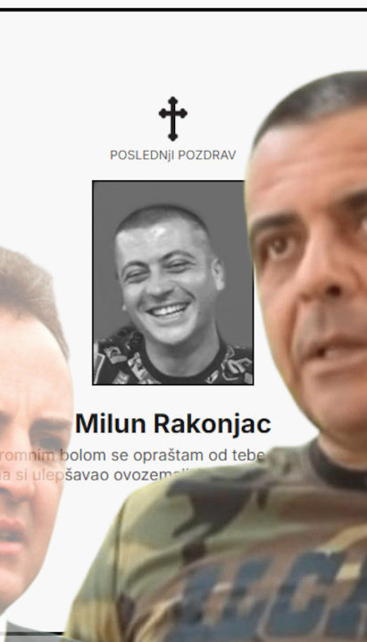 Умро син телохранитеља Аркана, породица Ракоњац се опростила