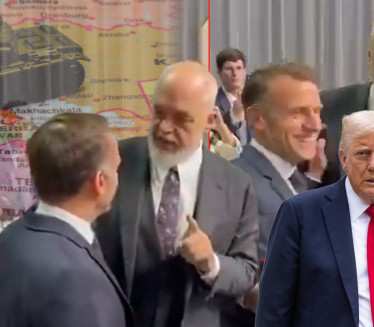 МАКРОН И РАМА СЕ ПОДСМЕВАЛИ ТРАМПУ: Лапсус, поменуо Албанију