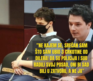 ФИЛИПУ СМАЊЕНА КАЗНА Убио троје из аутомата,прихваћена жалба