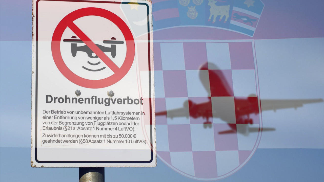 DRAMA U FRANKFURTU: Hrvat uhapšen - pustio dron na aerodromu