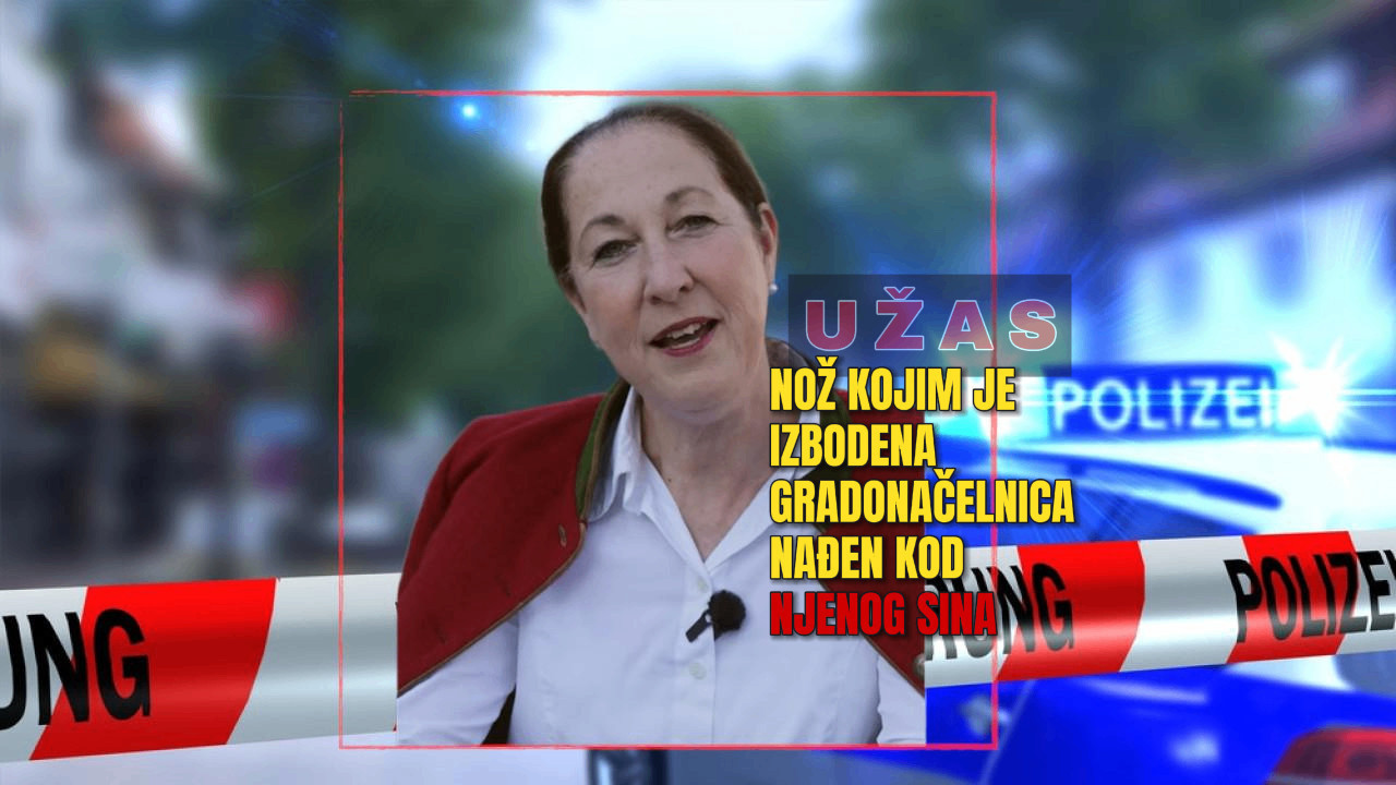 Nož kojim je izbodena gradonačelnica nađen kod - NJENOG SINA