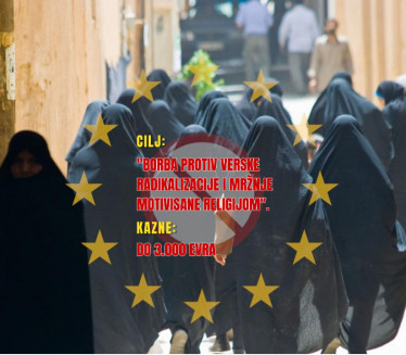 Jedna od najvećih EU zemalja ZABRANJUJE burke u javnosti