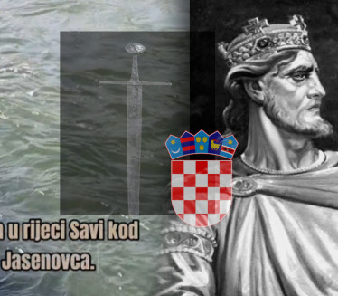 OTKRIĆE KOD JASENOVCA: Mač iz doba kralja Zvonimira - u Savi