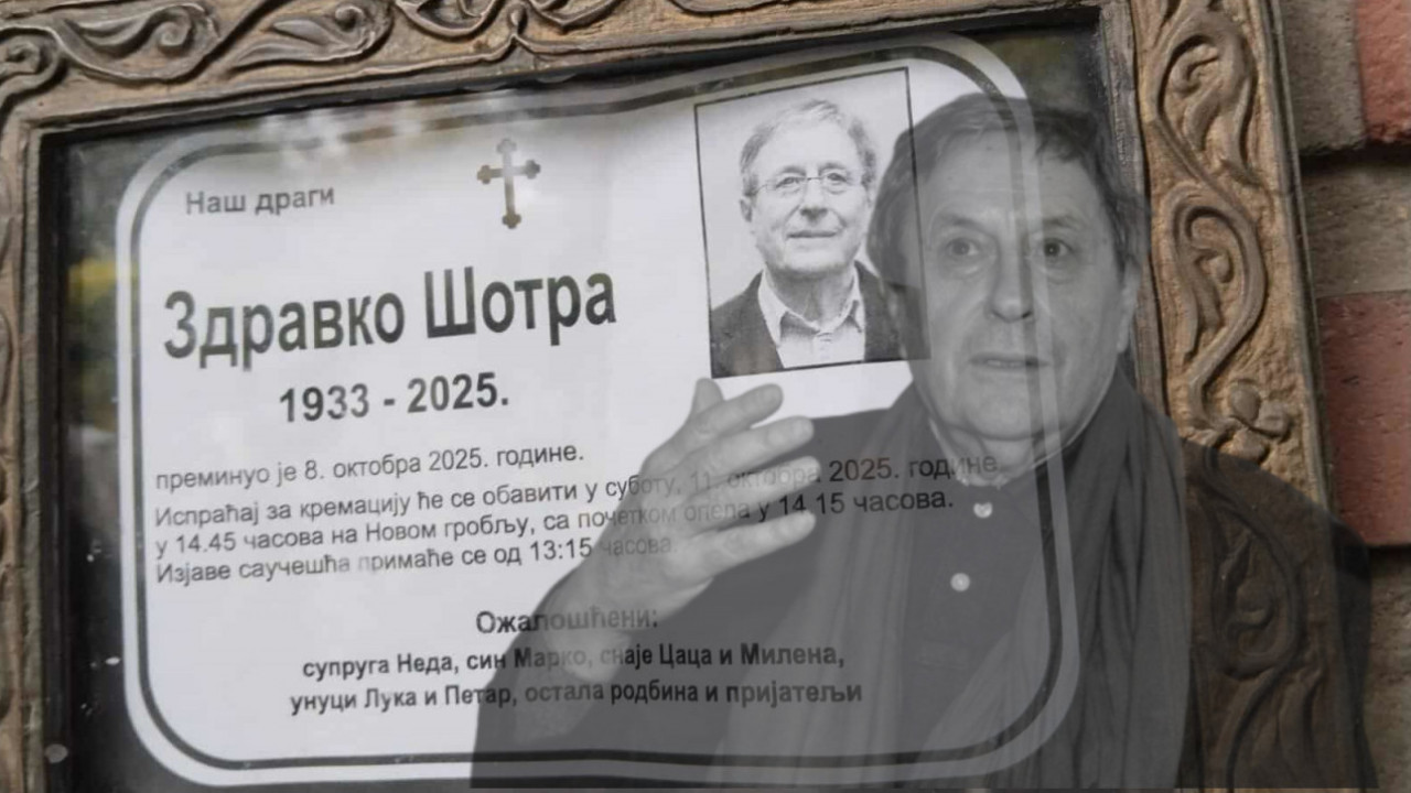 ШОТРА ИСПРАЋЕН НА КРЕМАЦИЈУ: Тужни скуп на Новом гробљу