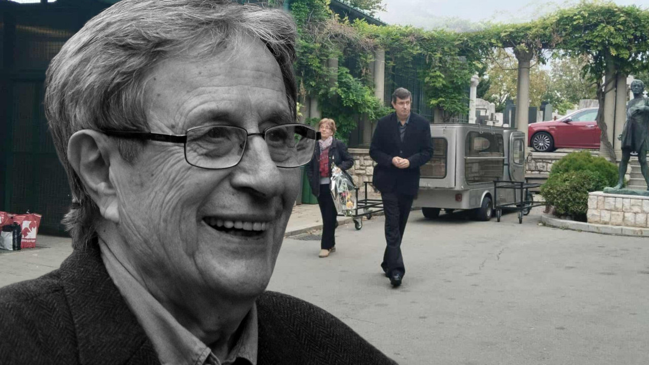 ISPRAĆAJ VELIKANA: Šotrin sin prvi stigao na očevu kremaciju