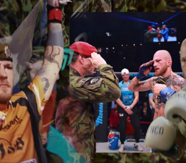 CRVENA BERETKA I TROBOJKA Specijalac bije, komandant u ringu