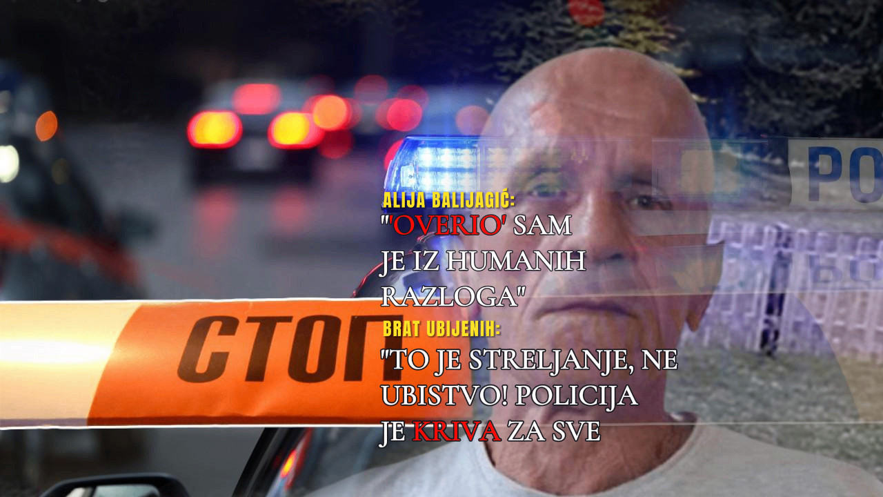 "'OVERIO' SAM JE IZ HUMANIH RAZLOGA" Sramne reči Balijagića