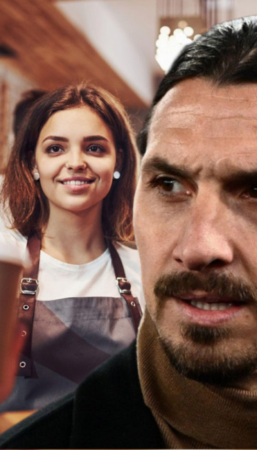 Златан запросио конобарицу, чим је рекла "Да", он - РАСКИНУО