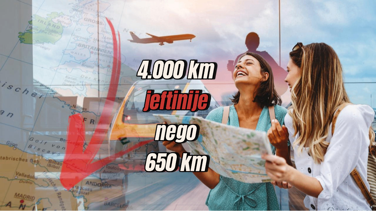 Ишле у иностранство да се виде-авион 5пута ЈЕФТИНИЈИ од воза