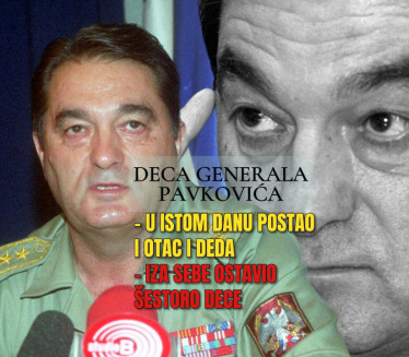 KO SU DECA GENERALA PAVKOVIĆA? Dvoje dobio dok je bio u Hagu