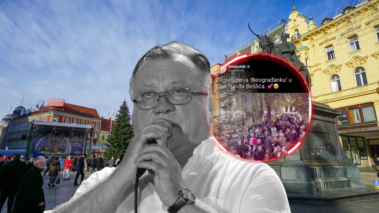 ХРВАТИ ПЕВАЈУ „БЕОГРАЂАНКУ“У срцу Загреба ори се хит (ВИДЕО)