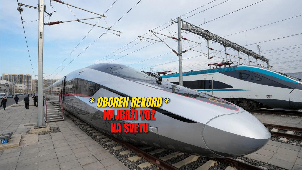 OBOREN REKORD: Najbrži voz na svetu, neverovatno koliko ide