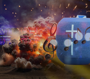 ПЕСМА СКУПО КОШТАЛА: Човеку из Луганска звучник откинуо ногу