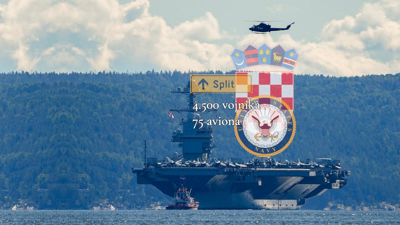 Зашто је САД највећи ратни брод на свету стигао у Сплит?