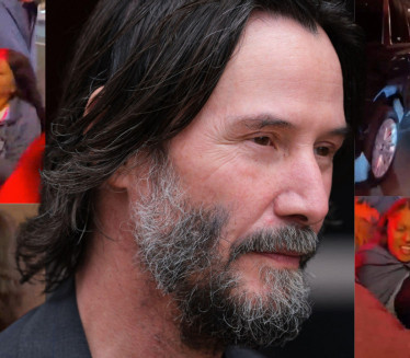 "БОЖАНСКА СУПРУГА" Жена напала Ривса, реаговало обезбеђење