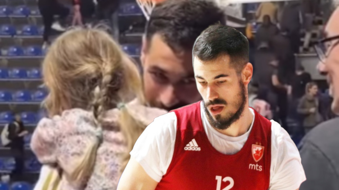 КАЛИНИЋ ПОНОВО С ЋЕРКОМ: Кошаркаш у загрљају јединице
