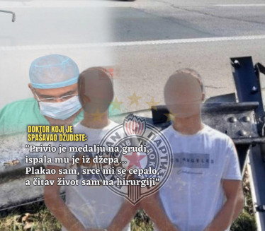 ДР КОЈИ ЈЕ СПАШАВАО ЏУДИСТЕ Привио медаљу на груди,јецао сам