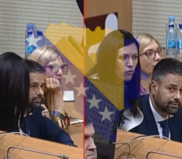 "KOLEGINICA DA NE SEDI MINISTRU U KRILU"Haos u skupštini BiH