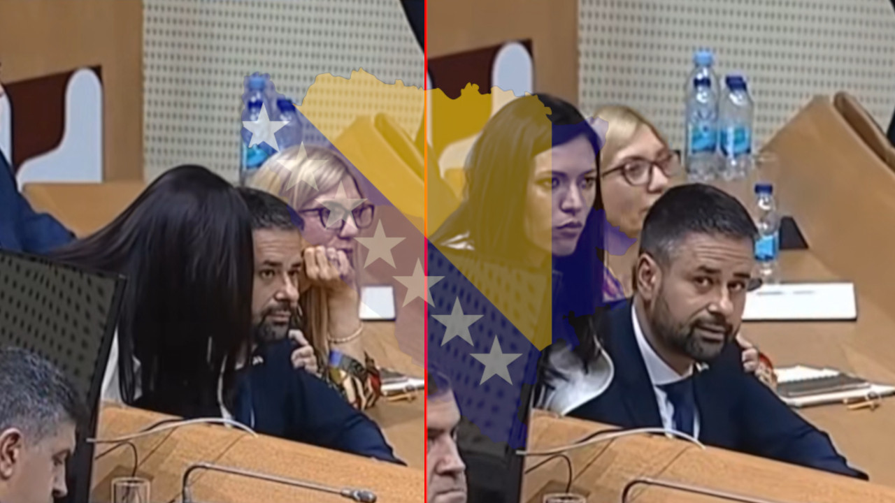 "KOLEGINICA DA NE SEDI MINISTRU U KRILU"Haos u skupštini BiH