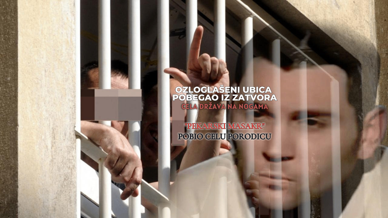 PEKARSKI MASAKR, POBIO PORODICU Preskočio zid zatvora,nestao